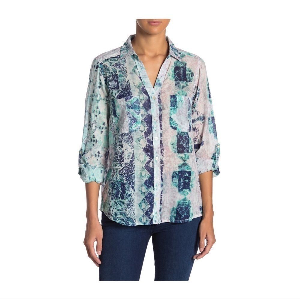 Raga | Carly Patch Pocket Printed Blouse
